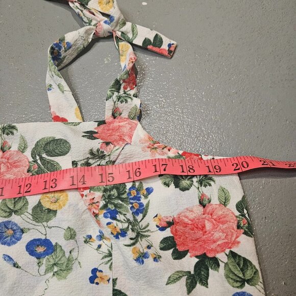 NWOT Cropped floral stretchy top XL - Picture 4 of 6